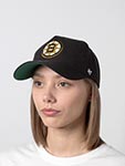 Бейсболка 47 BRAND арт. H-REPDT01WBP-BK Boston Bruins NHL (черный)